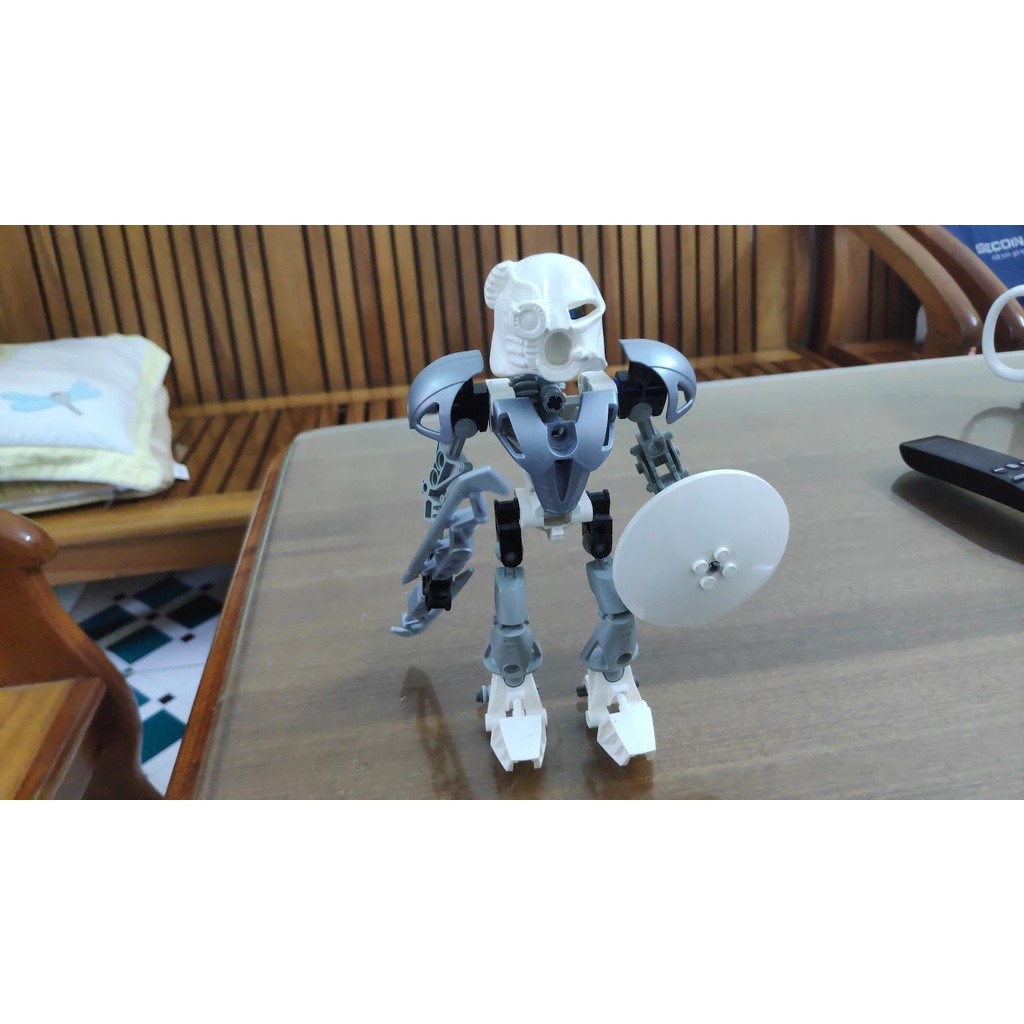 Mô Hình Lego Bionicle Toa Nuva Kopaka 8571 Tahnok Chính Hãng Đan Mạch (2003)