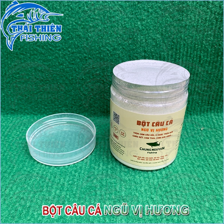 Bột Câu Cá Ngũ Vị Hương Hiệu Quả Với Cá Tra, Chép, Rô Phi Chuyên Dùng Ủ Cơm Thiu, Trộn Cháo Rết, Ủ Bún, Trộn Cám