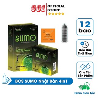 Bao Cao Su siêu mỏng 4in1 Nhật Bản, chống xuất tinh sớm, phát hiện bệnh tình dục, ôm sát vừa vặn | Bán lẻ 1 chiếc