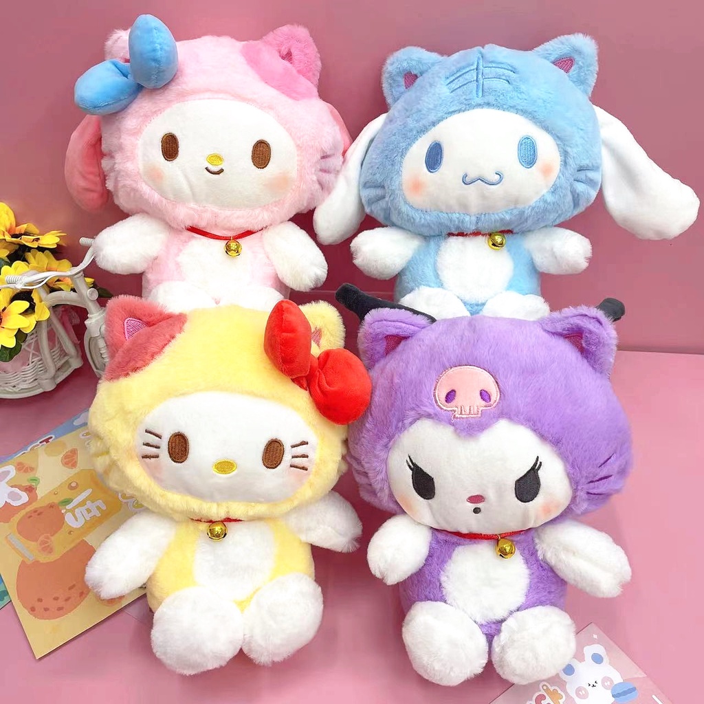 Gấu bông Kuromi Melody Sanrio, gấu bông nhỏ mini kích thước 24cm