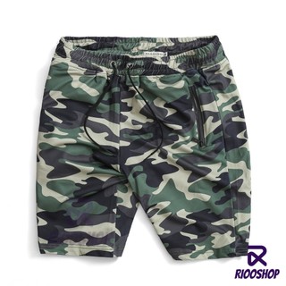 [XẢ KHO] Quần short thun nam rằn ri thể thao mới RPS033 - quần thun nam đẹp Riooshop