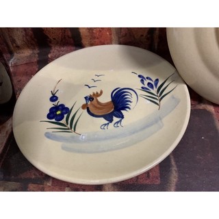 Sét 2 dĩa gà cạn vẻ tay 20 cm
