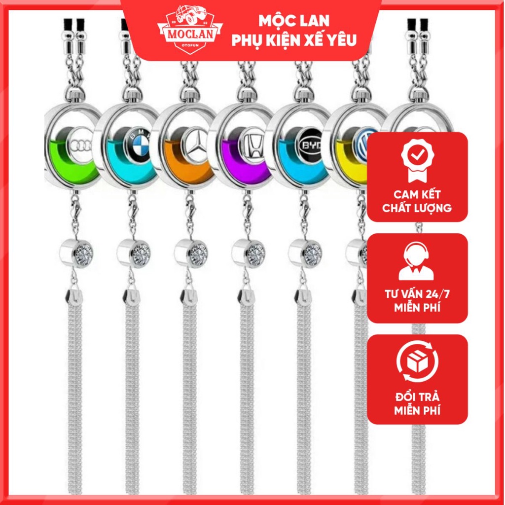 Nước hoa cài cửa gió theo xe có logo hãng độc đáo cực thơm - khánh treo nước hoa