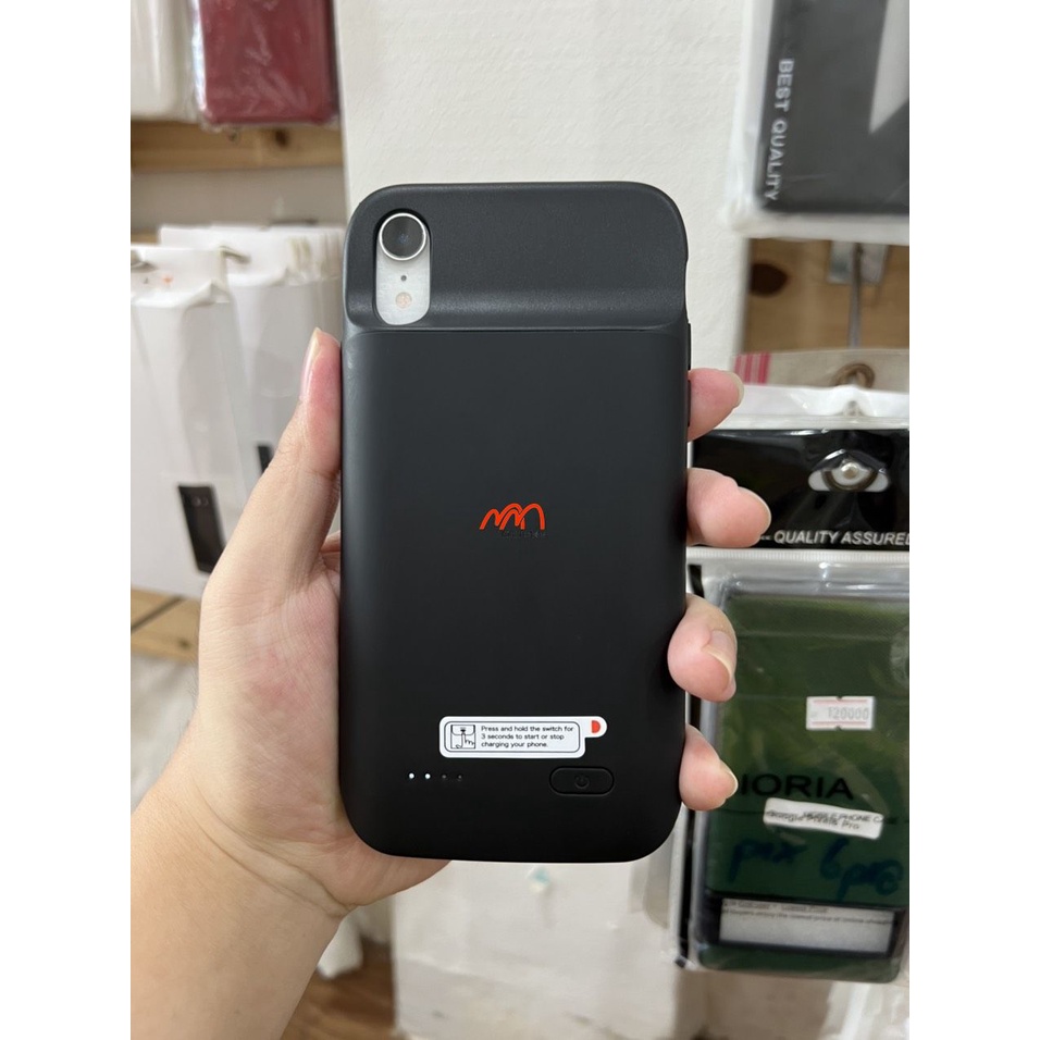 Ốp Lưng Kiêm Sạc Dự Phòng Không Dây iPhone XR NewDery
