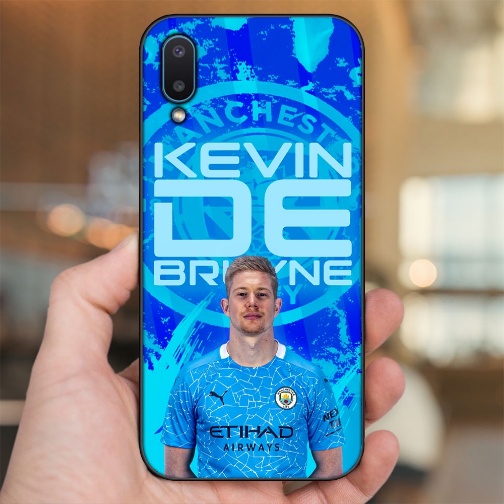 Ốp lưng Samsung A02 viền đen in hình Kevin De Bruyne Manchester City MC