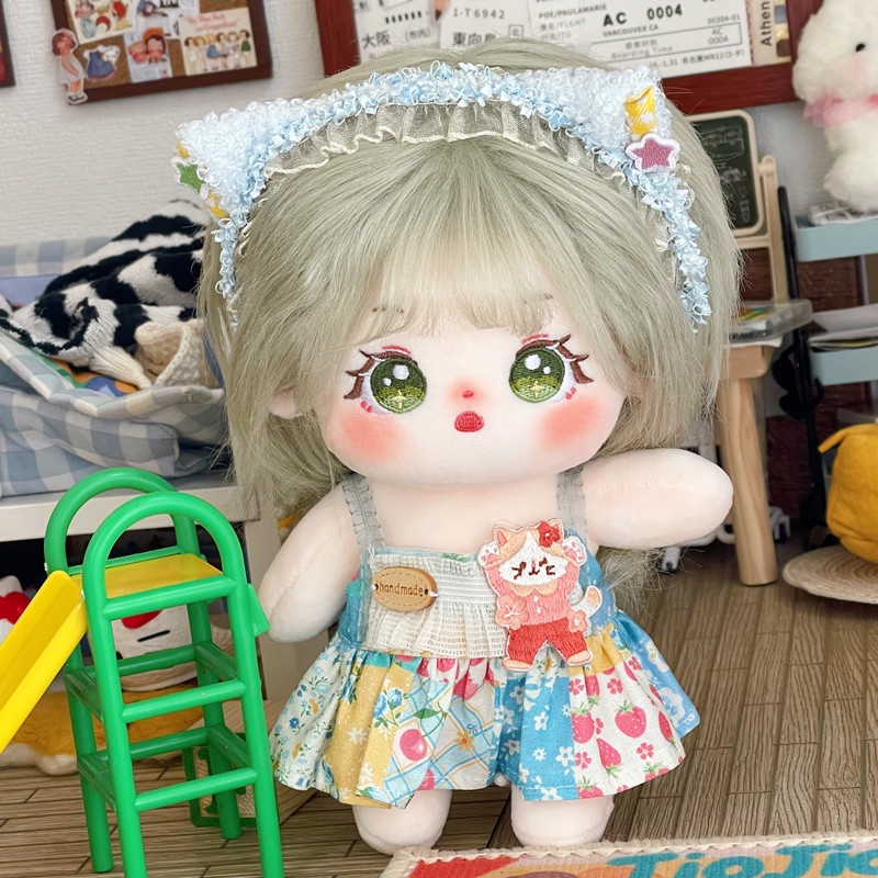 Búp bê không thuộc tính tóc tơ Lục Nha Nha 20cm