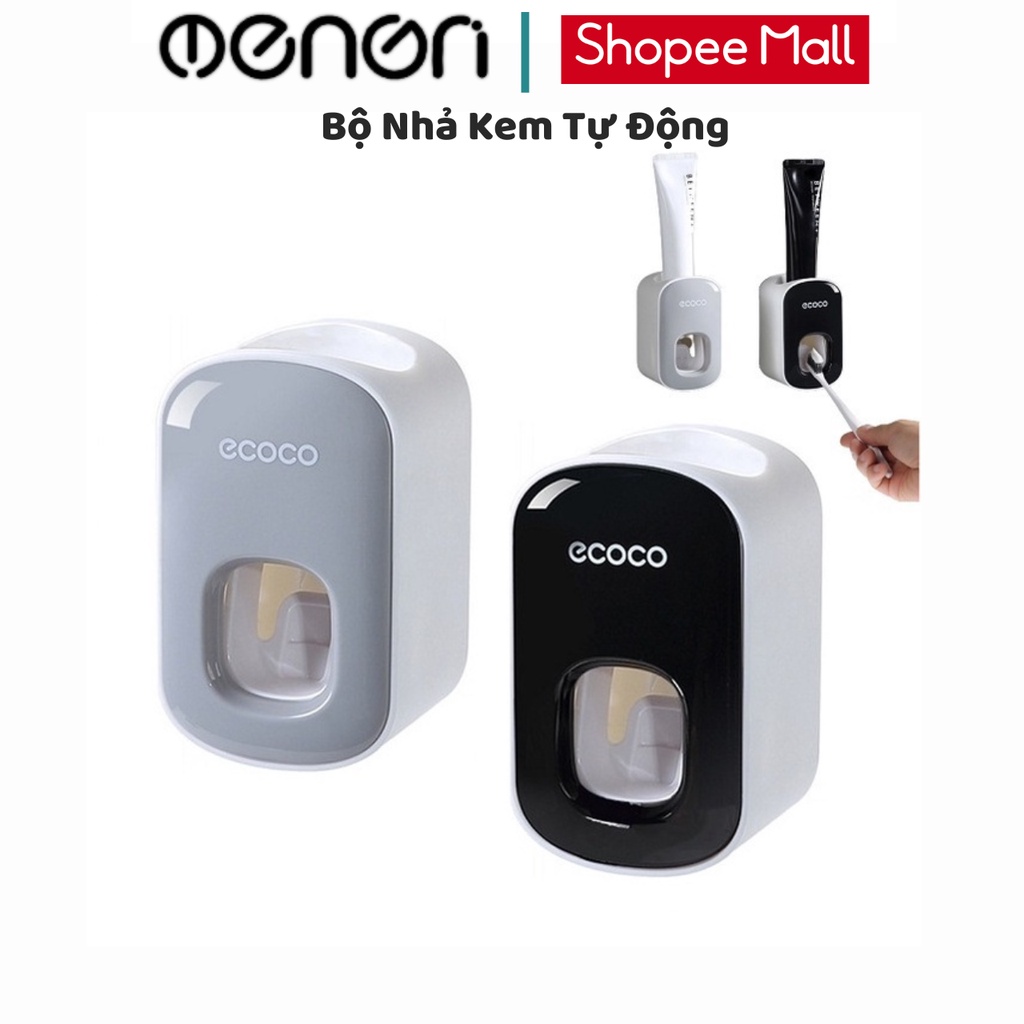 Dụng Cụ Nhả Kem, Lấy Kem, Nặn Kem Đánh Răng Tự Động EcocoTặng Kèm Miếng Dán , Giá Để Bàn Chải Cốc Đánh Răng OENEN