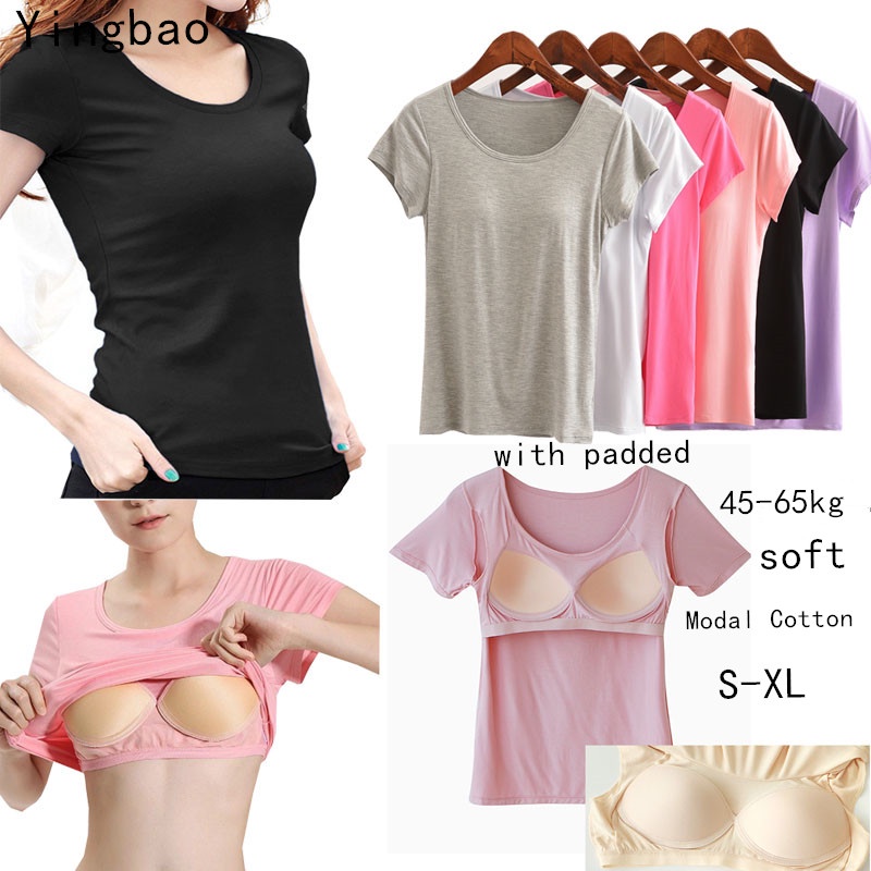 Áo Ngực Thể Thao Sát Nách Có Đệm Ngực Bằng Vải cotton modal Gợi Cảm Cho Nữ 30-70kg