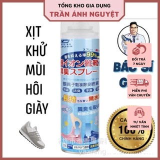 Chai xịt khử mùi hôi giày và tất công nghệ nano bạc khử mùi, bình xịt thơm khử mùi hôi chân