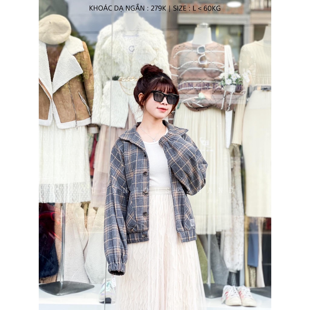 ÁO KHOÁC DẠ NGẮN XINH