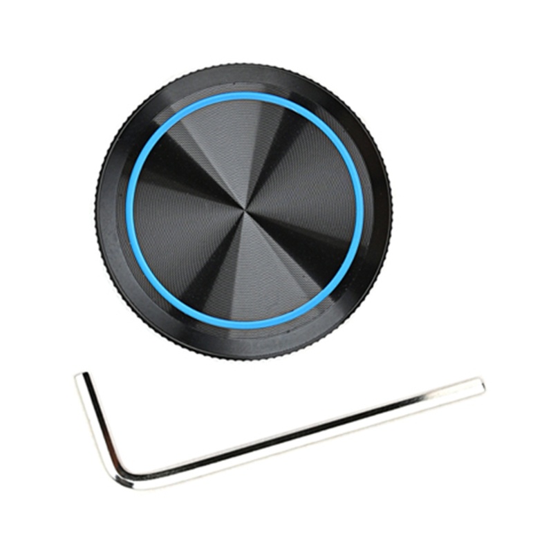 Núm Vặn Chiết Áp Bằng Nhôm Màu Đen 6mm 3 Loại Tùy Chọn