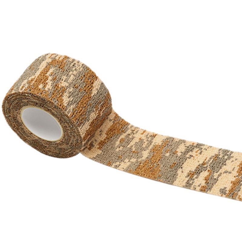 Cuộn băng keo không dệt tự dính co giãn dài 4.5m họa tiết ngụy trang