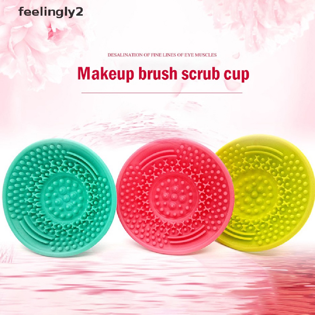 Miếng Silicone Vệ Sinh Cọ Trang Điểm Tiện Dụng