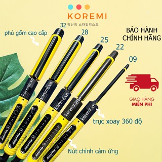 Máy uốn tóc xoăn lọn hàn quốc chuẩn salon tóc, uốn xoăn lọn cảm ứng phủ gốm cao cấp Ceramic bảo vệ tóc