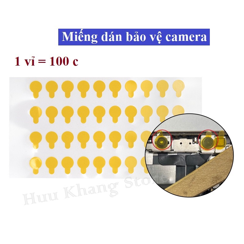 Miếng dán bảo vệ camera  vỉ 100c