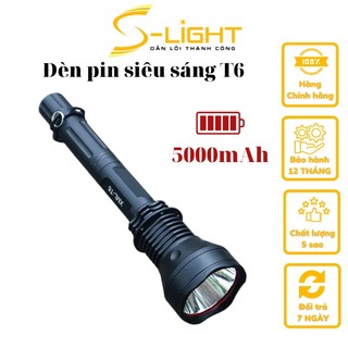 Đèn pin chiếu sáng siêu xa ngoài trời đi picnic, dã ngoại, đi rừng led T6 loại tốt