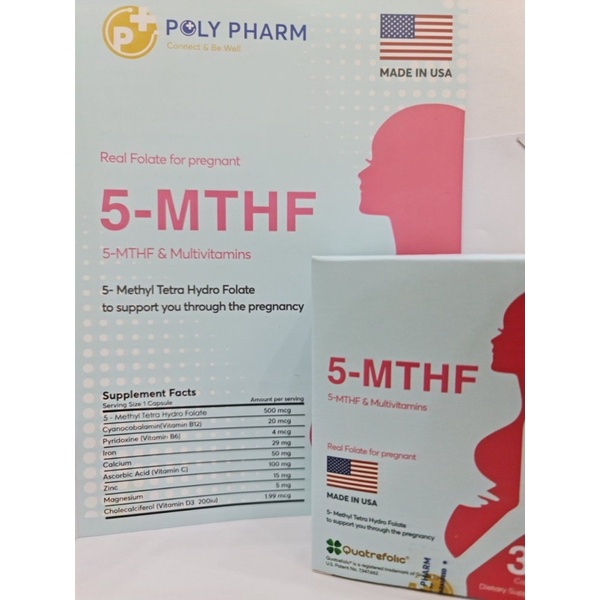 5 MTHF - Axit Folic thế hệ 4 chuyên dùng BN có quá khứ Sảy - Lưu thai