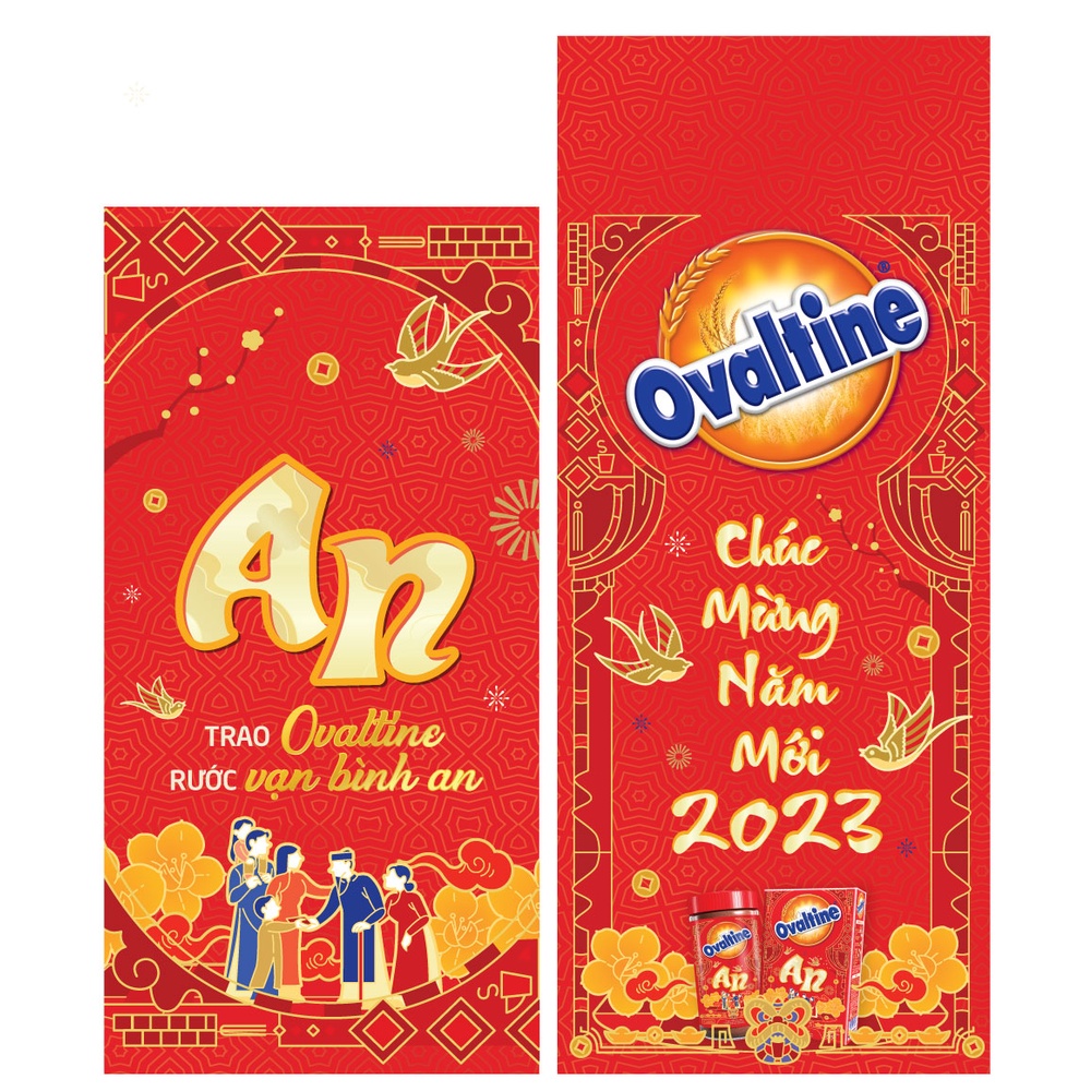 Bộ 10 bao lì xì Tết An