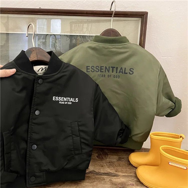 Hàng Mới Về Áo Khoác Bóng Chày Bằng Vải Cotton Dày Thời Trang Mùa Đông 2022 Dành Cho Bé Trai