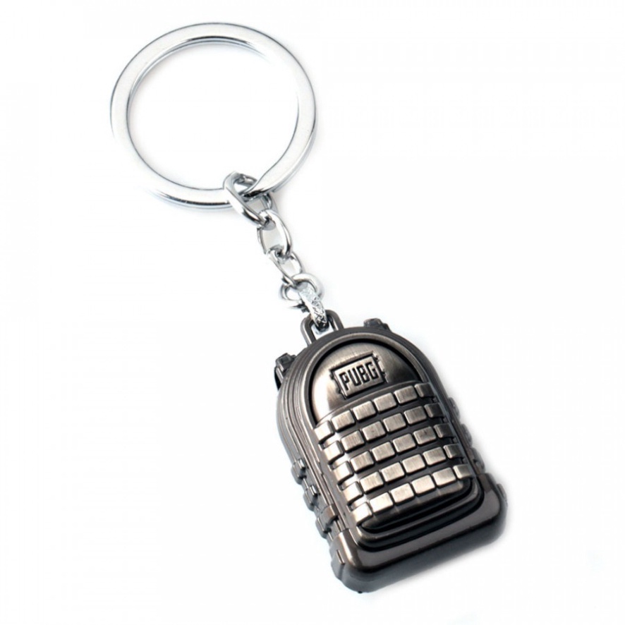 Móc khóa balo 3 loại móc khóa PUBG dập  logo PUBG màu tươi sáng (ngẫu nhiên)