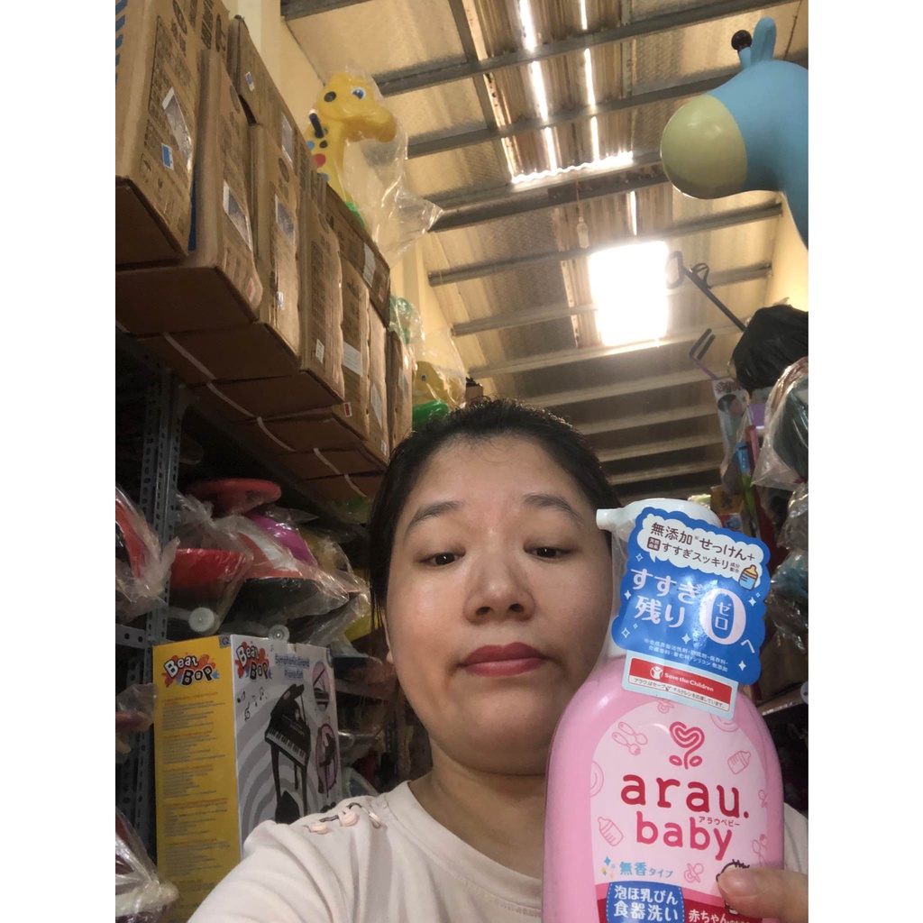 Nước RỬA BÌNH ARAU Baby Nhật CHAI 500ML/TÚI 450ML