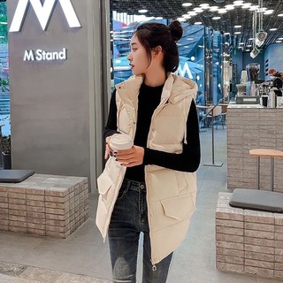 Áo phao gile dáng dài nữ siêu đẹp