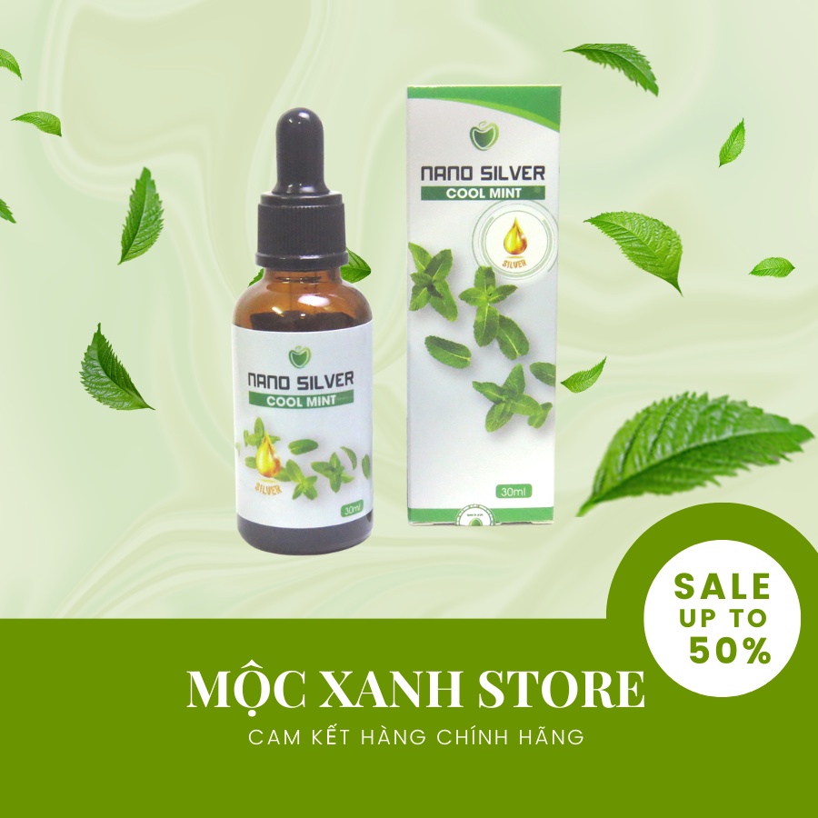 Dung Dịch Nano Silver Cool Mint Hương Bạc Hà