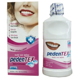 Nước súc miệng PedenTEX Peden Tex giảm nhiệt miệng viêm lợi viêm họng 250ml