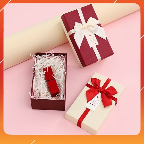 Hộp Đựng Quà Tặng Kèm Nơ Cao Cấp (kích thước 14,5*8*5,5) - Hộp Đựng Quà Sinh Nhật - Hộp Đựng Son Lọ Chiết Nước Hoa