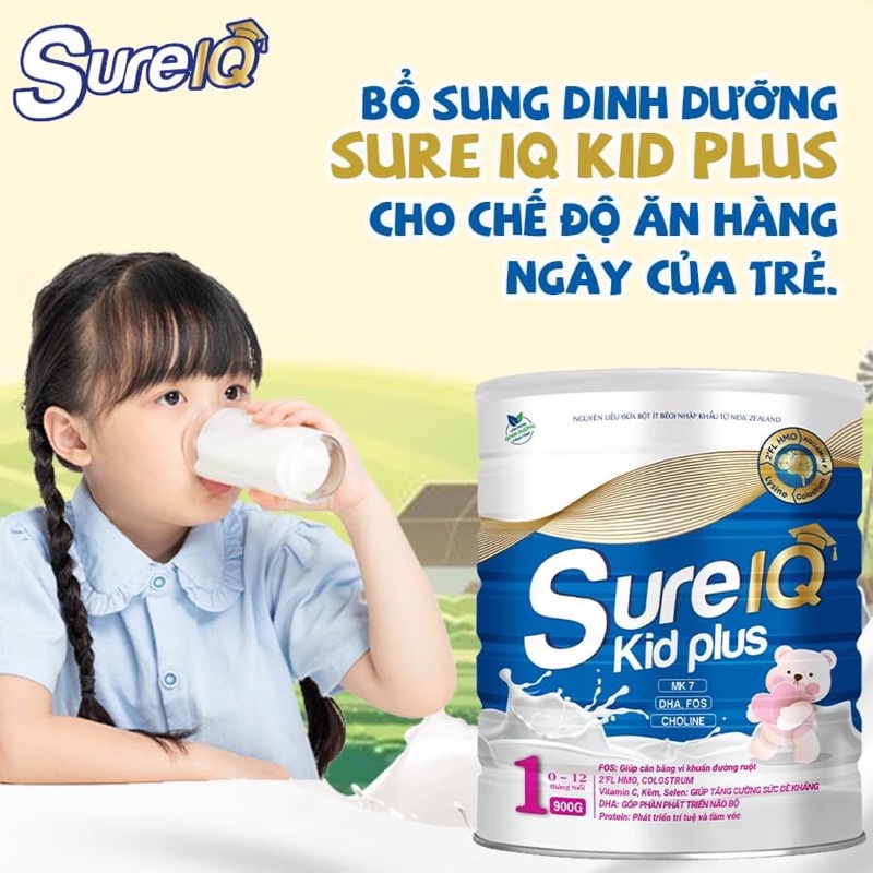 Sữa SURE IQ KID PLUS 900g (0-12 tháng tuổi)