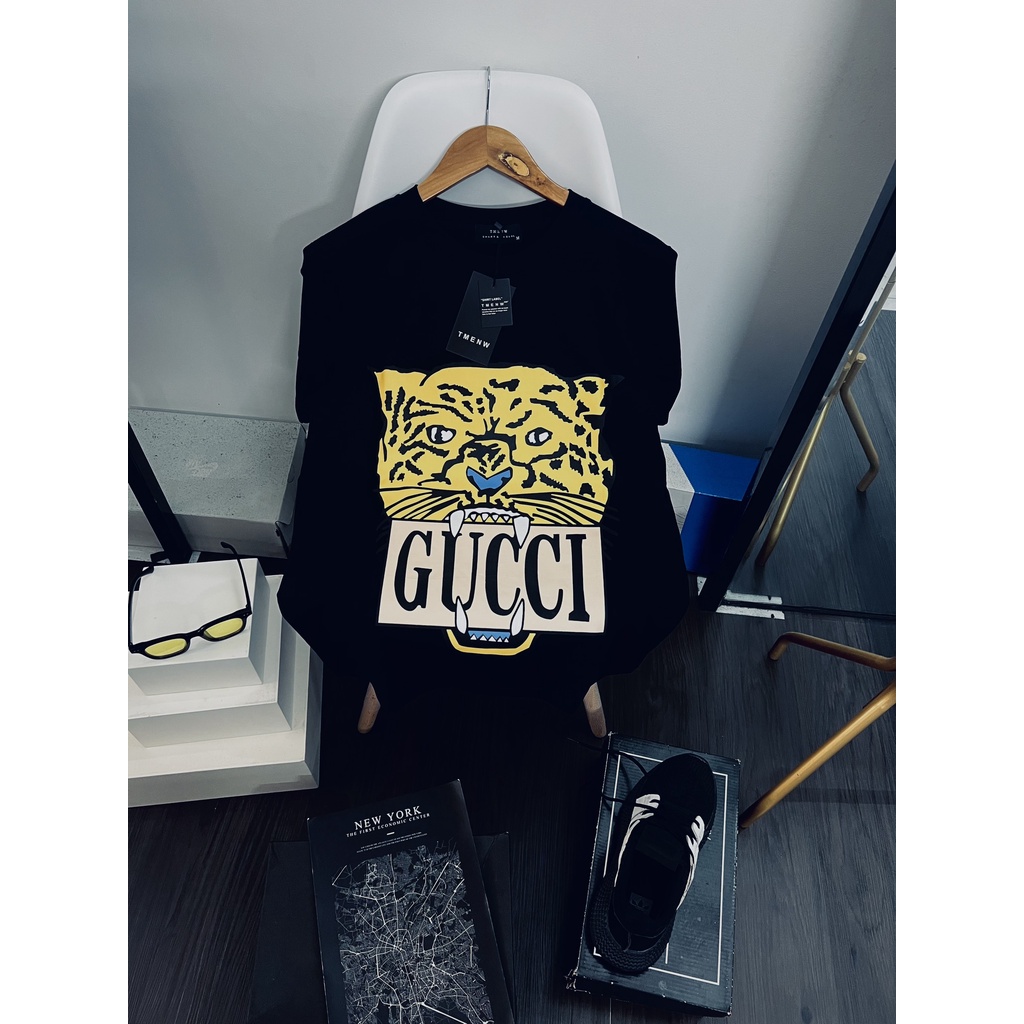 ÁO THUN COTTON IN HÌNH ĐẦU HỔ GUCCI 2022