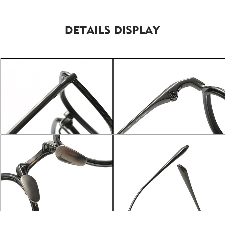 Hevia Kính Mát Gọng Titan Siêu Nhẹ Thoải Mái pt110 Cho Nam Và Nữ