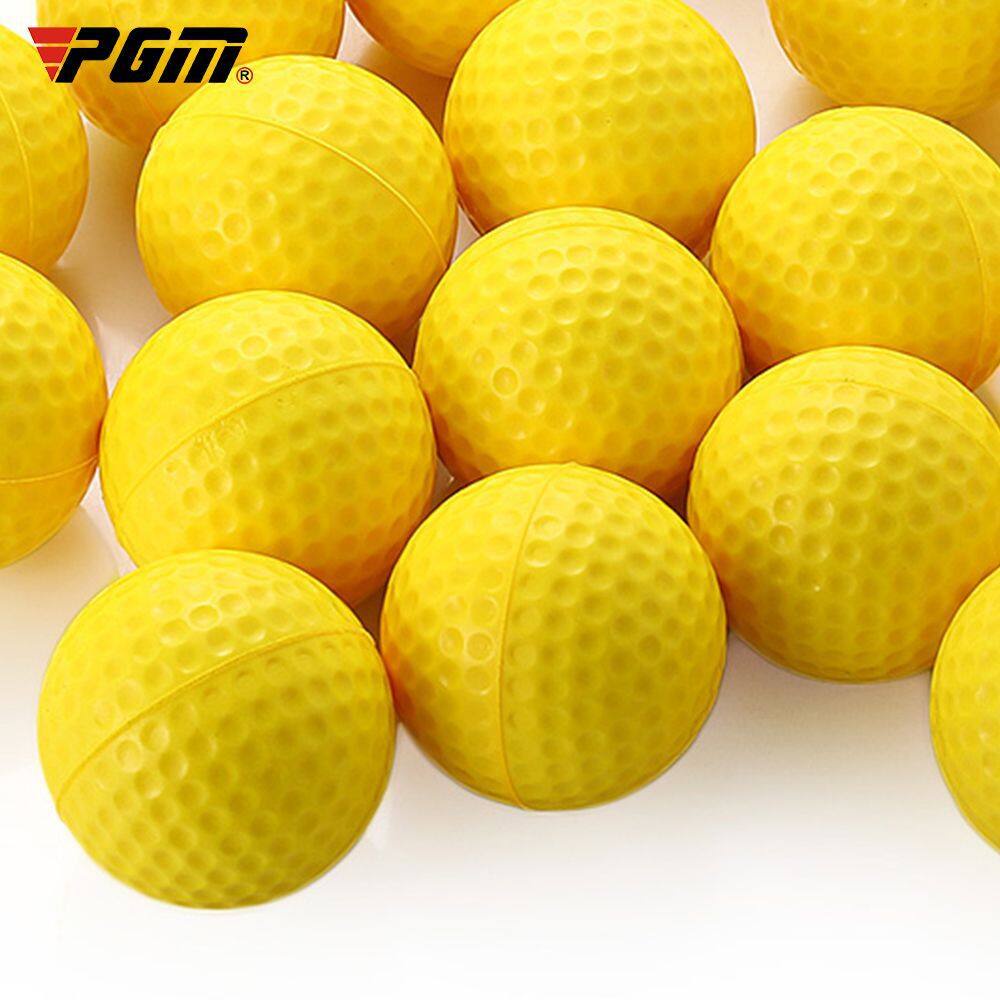 Bộ 10 Quả Bóng Golf Bằng Xốp PU Đàn Hồi Màu Vàng Q008