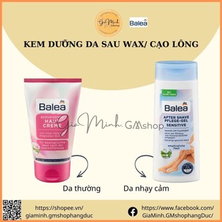 Kem dưỡng da sau cạo/ tẩy lông Balea Hautcream - Hàng nội địa Đức- Đủ Bill