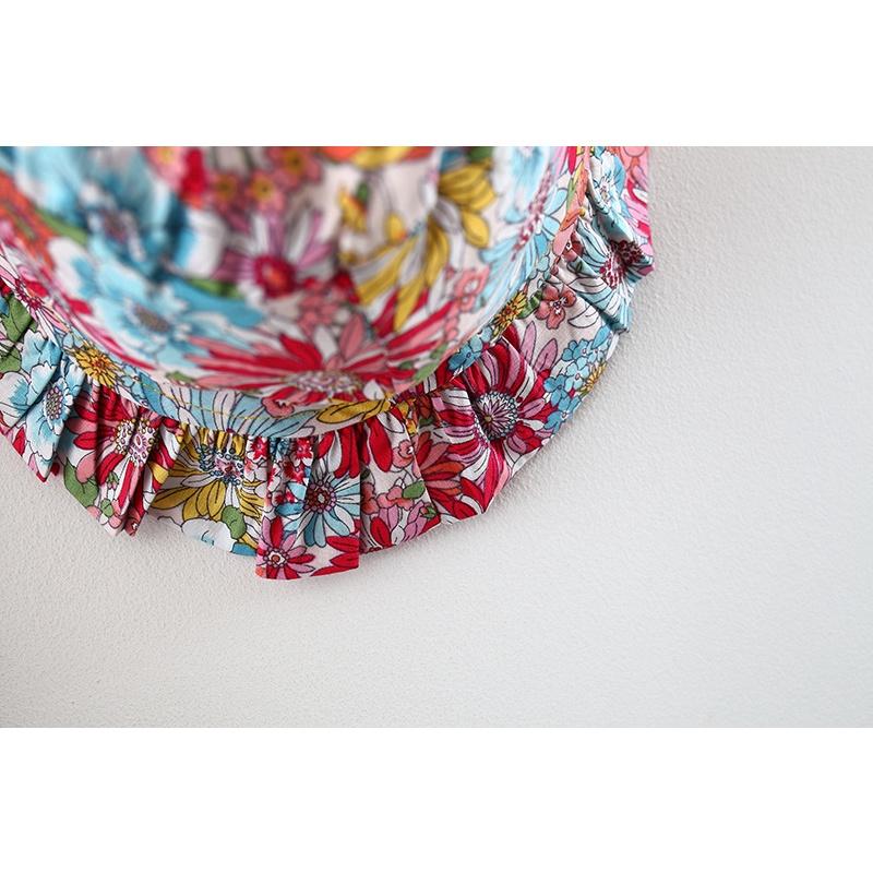 Đầm Công Chúa Bằng cotton In Hoa Thời Trang Mùa Hè Dành Cho Bé Gái 0-3 Tuổi