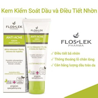 Kem Dưỡng Floslek kiềm dầu và giảm mụn 50 ml