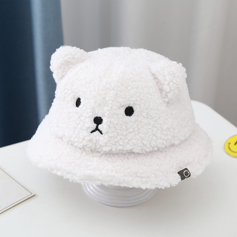 Nón Tai Bèo Phủ Lông Dày Dặn Phong Cách Hàn Quốc Thời Trang Thu Đông Cho Bé Trai Và Gái