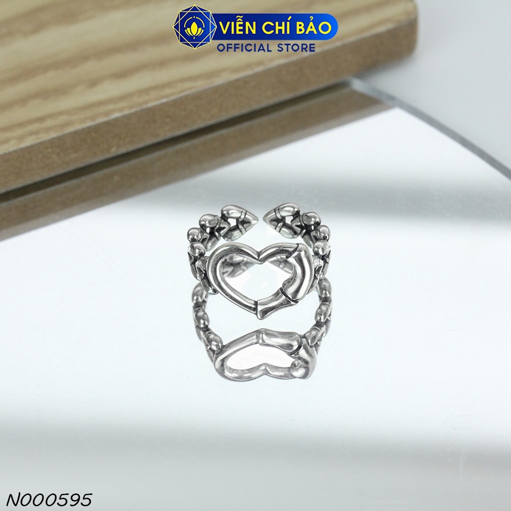 Nhẫn bạc nữ Sweet Love chất liệu bạc 925 thời trang phụ kiện trang sức Viễn Chí Bảo N000595
