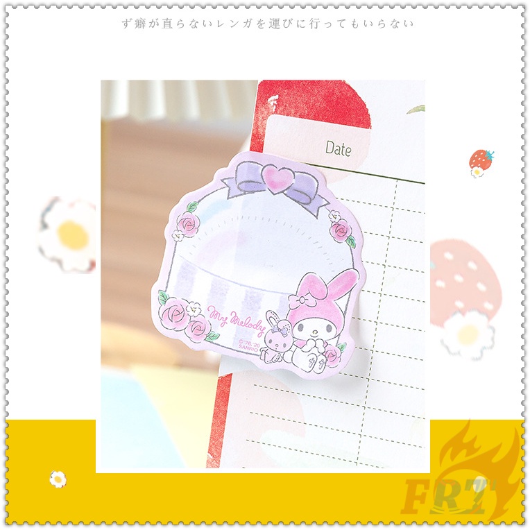 30 Tờ / Bộ ✿ Ghi Chú Dính Sanrio Q-4 ✿ Giấy Dán Ghi Chú Họa Tiết Hello Kitty / Little Twin Stars / Pochacco / My Melody / Keroppi N Times