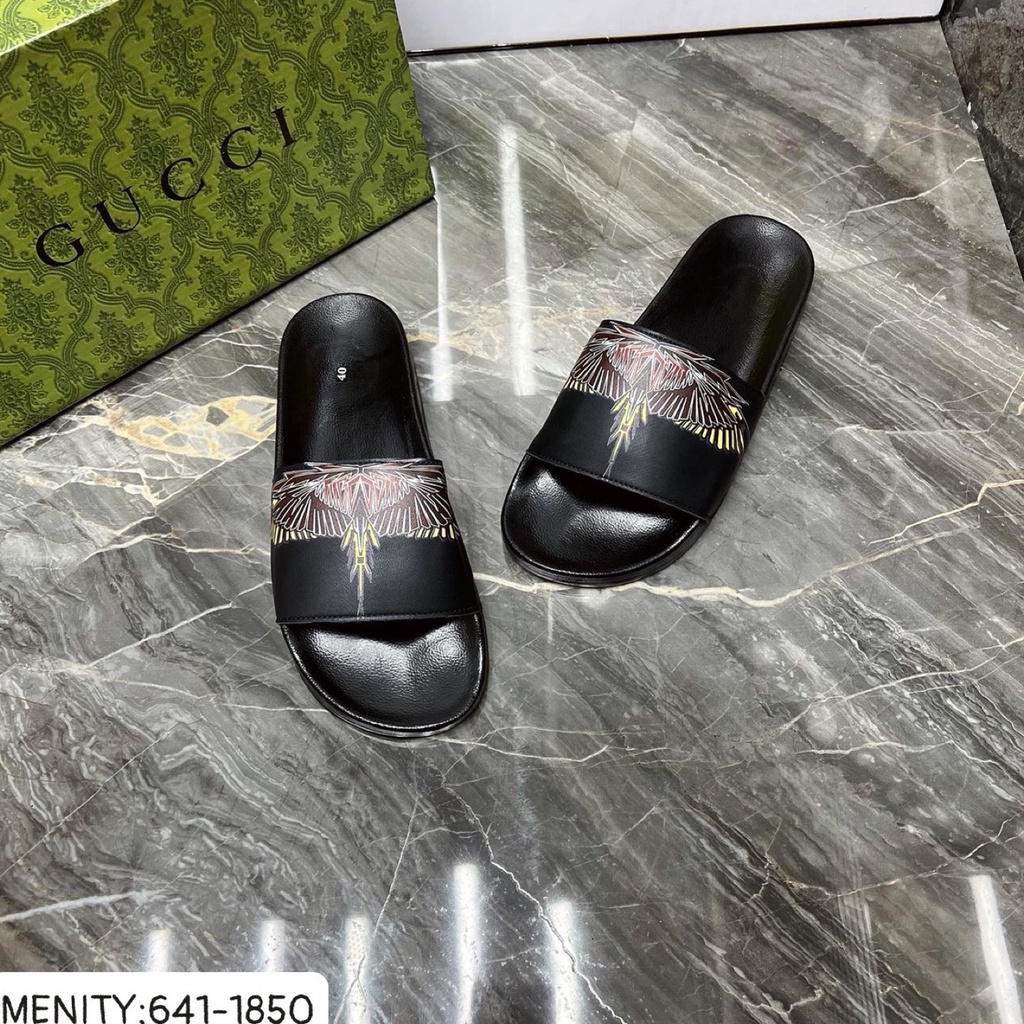 Dép Nam Quai Ngang BURLON Đen 2022