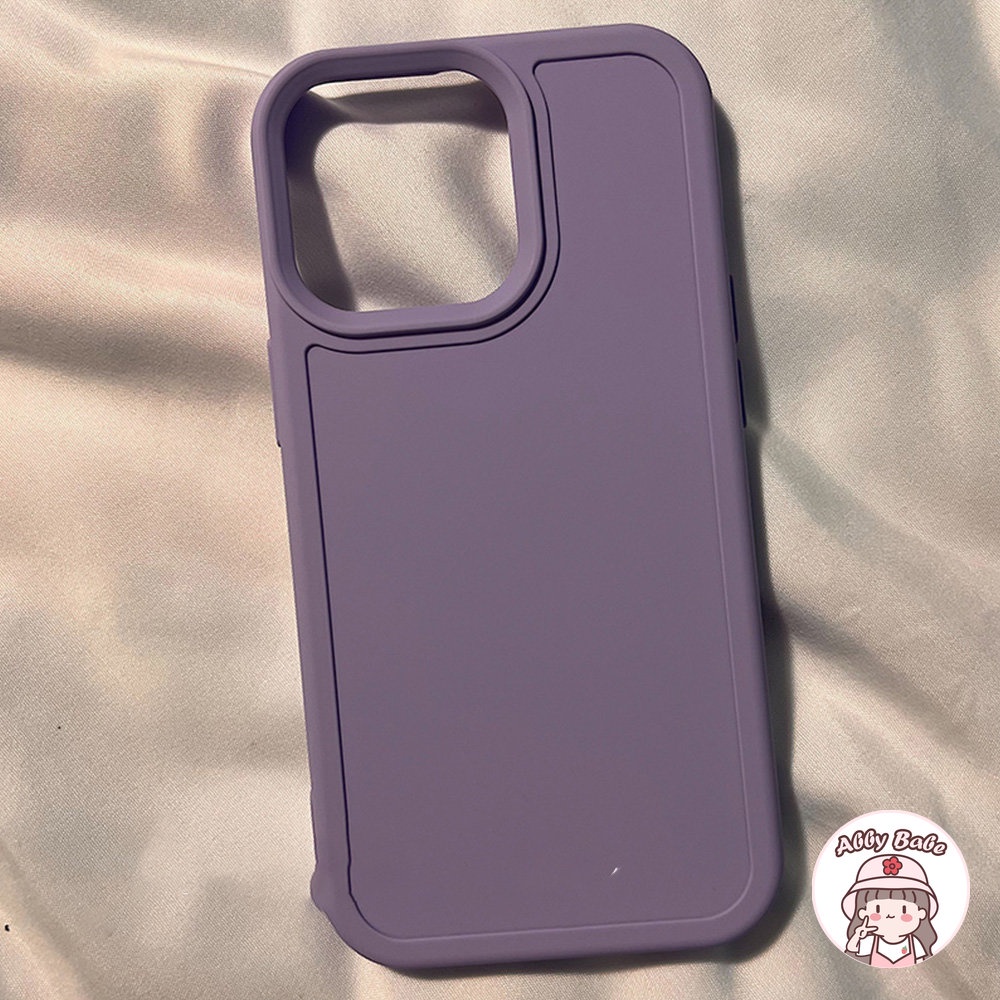 Ốp Điện Thoại Silicon Dẻo Vuông Chống Sốc Màu Nâu Cameo Cho IPhone 14 Pro Max 11 7Plus 13 12 11 Pro Max X XS XR