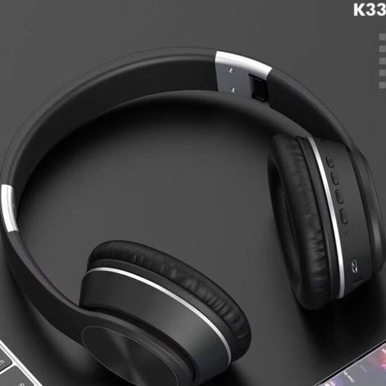 Tai nghe Chụp Tai XS Store K33 - Headphone Không Dây, Chống Ồn - Có Khe Cắm Thẻ Nhớ