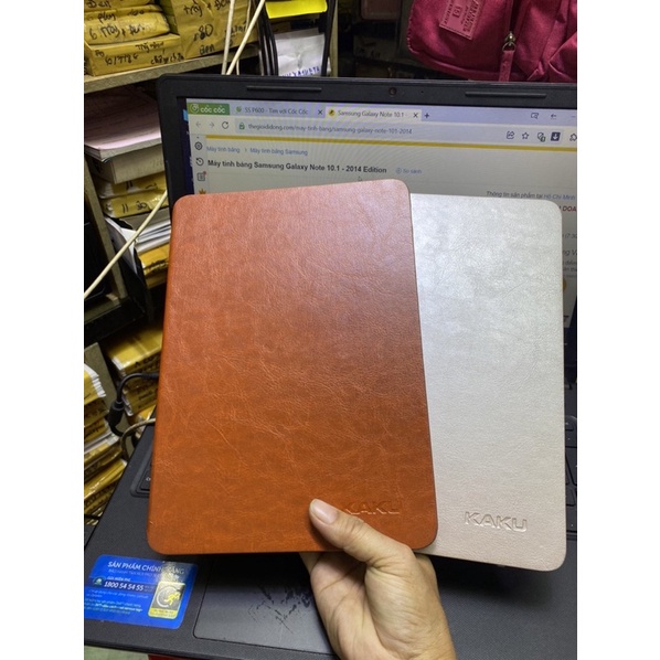 Bao da Máy tính bảng Samsung Note 10.1 inch 2014 màu kaku thời trang .