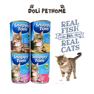 Pate cho mèo Snappy Tom, Lon 400g, Thức ăn cho mèo nhiều dinh dưỡng [Doli Pethome]