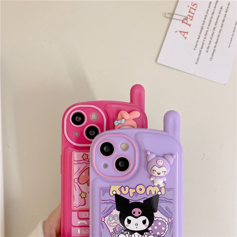 NOKIA Ốp Điện Thoại Chống Sốc In Hình Sanrio Kuromi My Melody 3D Dễ Thương Cho iPhone 14 13 12 11 Pro Max XR X XSMAX