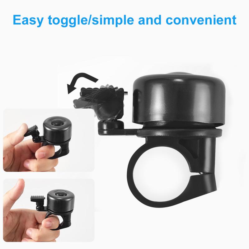 Chuông xe đạp mini HDOORLINK bằng hợp kim nhôm trong suốt