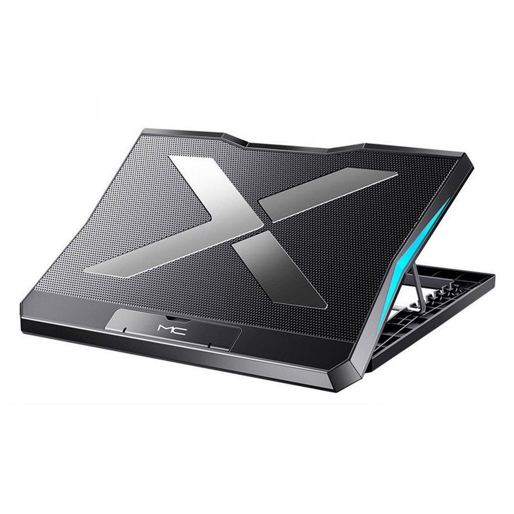 Quạt tản nhiệt laptop MC Q3 trang bị 6 quạt với tốc độ gió cực mạnh không tạo ra tiếng ồn khi sử dụng