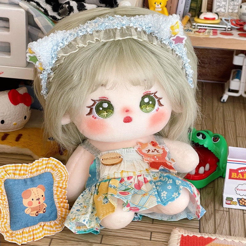 Doll không thuộc tính tóc tơ 20cm - Búp bê không thuộc tính có xương 20cm tóc tơ nữ DO1