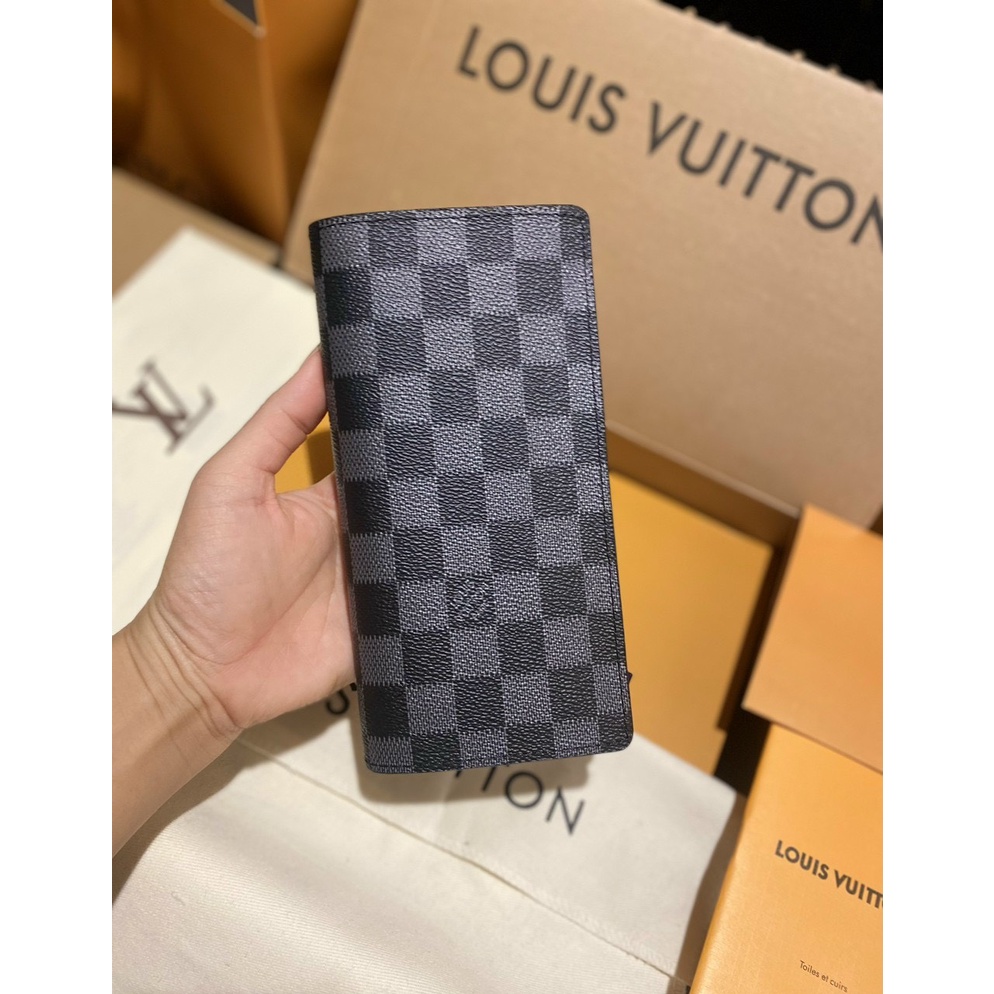 Ví dài nam nữ cầm tay LV gập thời trang cao cấp