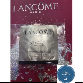 combo 10 gói serum dưỡng trắng lancome ABSOLUE WHITE AURA FRESH Serum